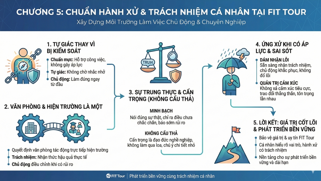 Chuẩn hành xử và trách nhiệm cá nhân FIT Tour