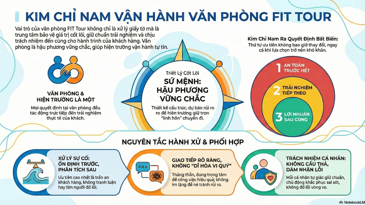 Kim chỉ nam vận hành văn phòng FIT Tour